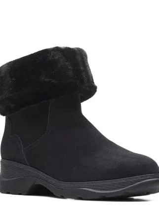 Полусапоги женские Clarks Aveleigh Rise 26163923 черные 37.5 EU