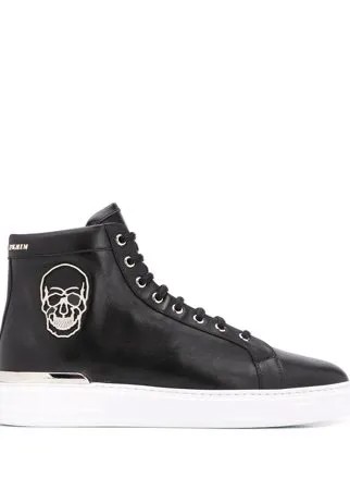 Philipp Plein декорированные высокие кеды