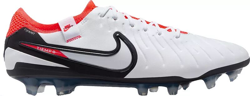 Футбольные бутсы Nike Tiempo Legend 10 Elite FG, белый/красный