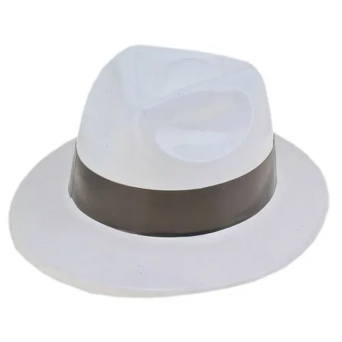 Шляпа цилиндр, белая