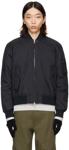 Черный - Пуховой бомбер Patnem Moncler