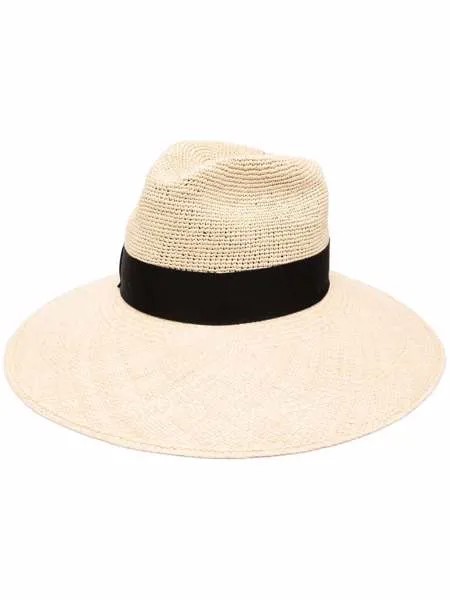 Borsalino соломенная шляпа Sophie с широкими полями