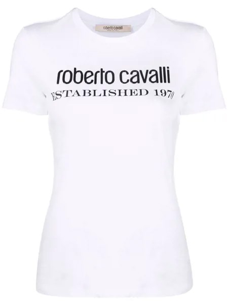 Roberto Cavalli футболка с логотипом