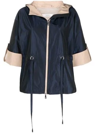 Peserico куртка с контрастными вставками и короткими рукавами