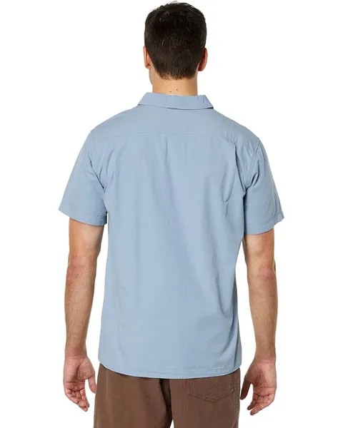 Рубашка Rhythm Essential Short Sleeve Shirt, цвет Seafoam