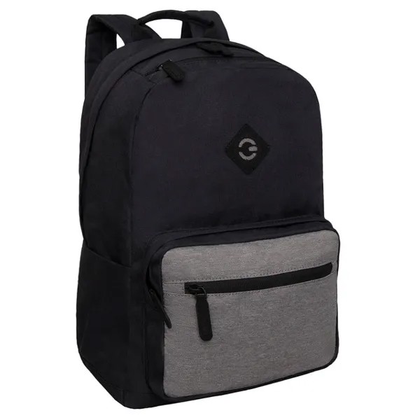 Рюкзак мужской GRIZZLY RQL-318-1, черный - серый