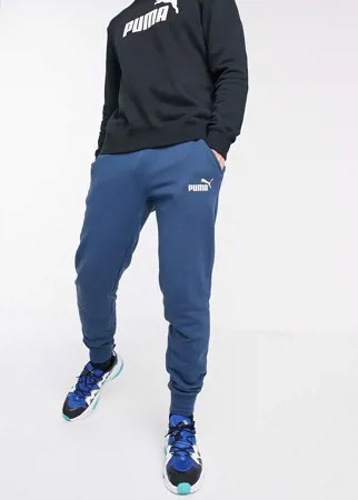 Синие джоггеры с логотипом Puma-Синий
