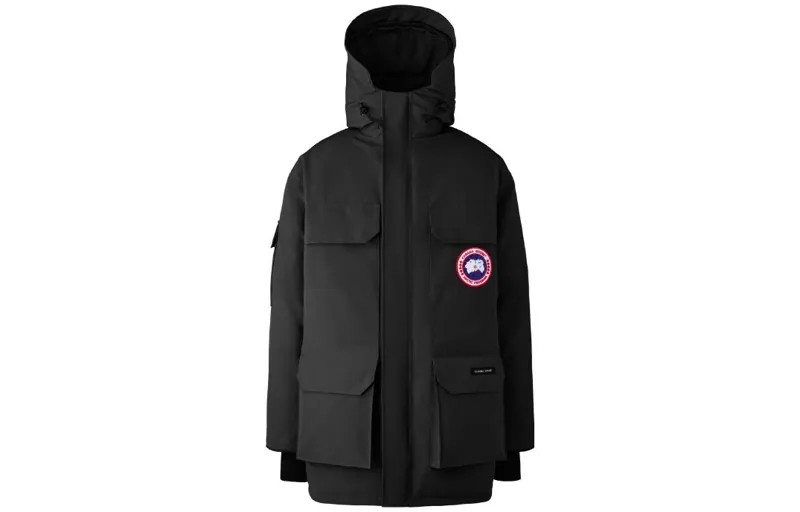 Мужской пуховик Canada Goose, черный