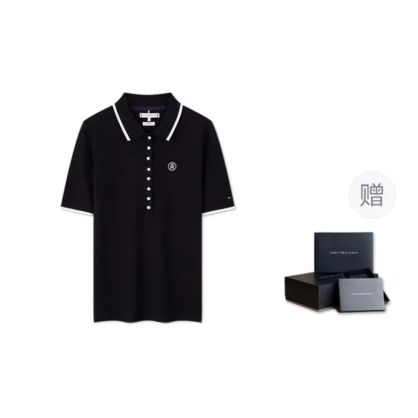 Женская рубашка-поло Tommy Hilfiger, цвет Blue-gray DYM