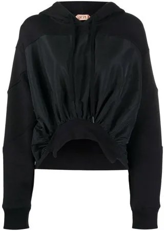 Nº21 укороченное худи со вставками