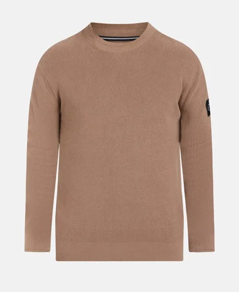 Джемпер с длинными рукавами Calvin Klein Jeans, коричневый