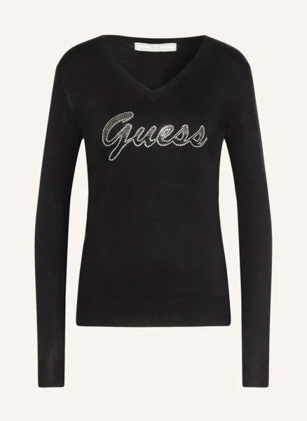 Лонгслив женский Guess 1001383260 черный XL (доставка из-за рубежа)