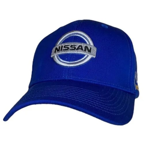 Бейсболка Nissan Ниссан бейсболка кепка Nissan, размер 55-58, голубой, синий