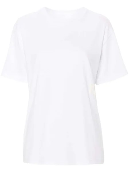 Alexander Wang футболка с логотипом, белый