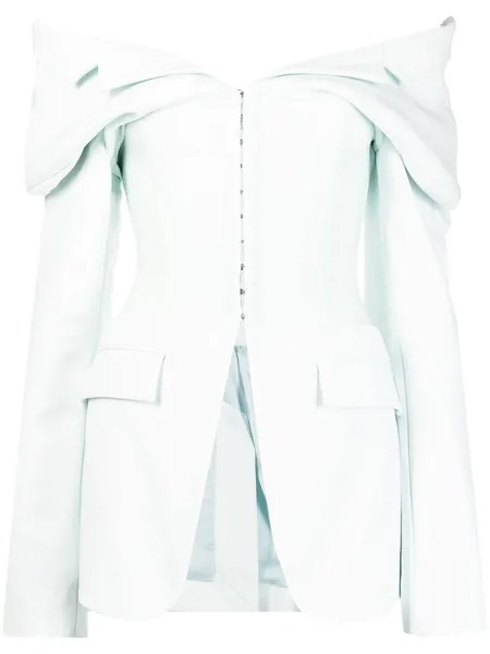 Dion Lee hook-eye fastening blazer