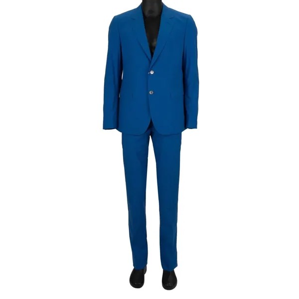 MOSCHINO Хлопковый костюм Пиджак на двух пуговицах Брюки Синий 50 40 ML 12790