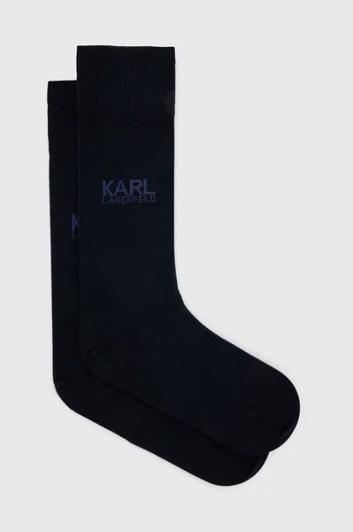 Носки Карла Лагерфельда Karl Lagerfeld, темно-синий