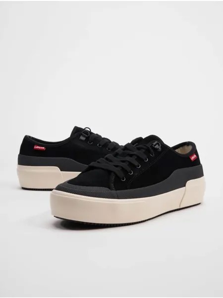 Кроссовки на шнуровке Levi´s, цвет regular black