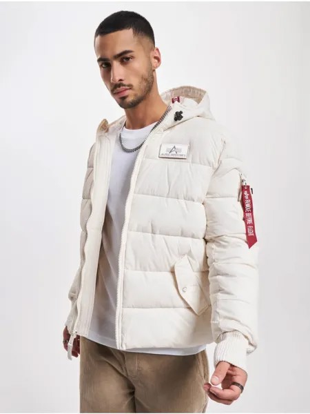 Демисезонная куртка Alpha Industries, цвет jet stream white