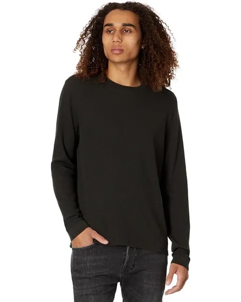 Свитер John Varvatos Dante Long Sleeve Waffle Crew w/ Ottoman Rib K6415Z4, цвет Kelp