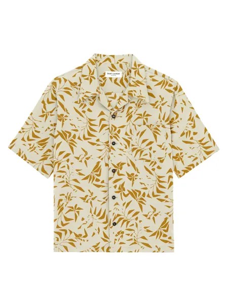 Гавайская рубашка Saint Laurent