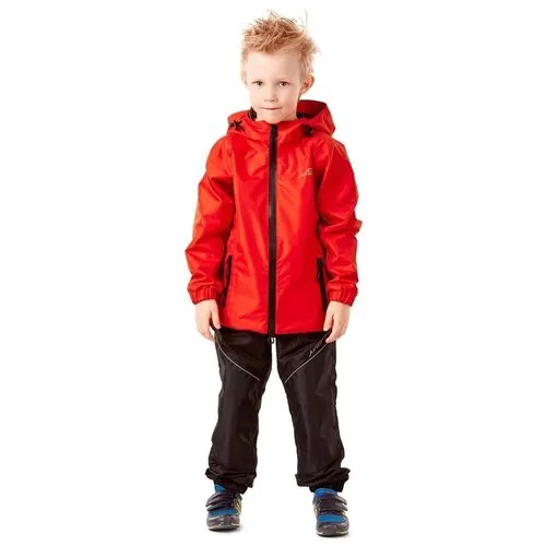 DragonFly Детский дождевик, EVO-Kids RED (штаны,куртка (мембрана) 116-122