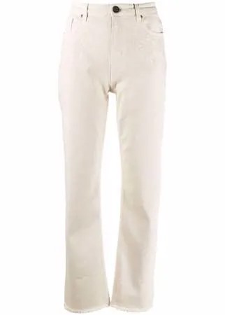 ETRO джинсы с завышенной талией и вышивкой