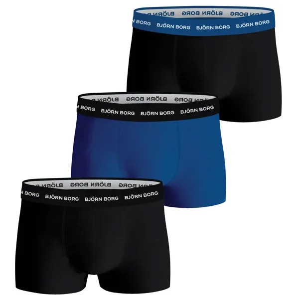 Боксеры Björn Borg Boxershorts Cotton Stretch Trunk 3 шт, разноцветный