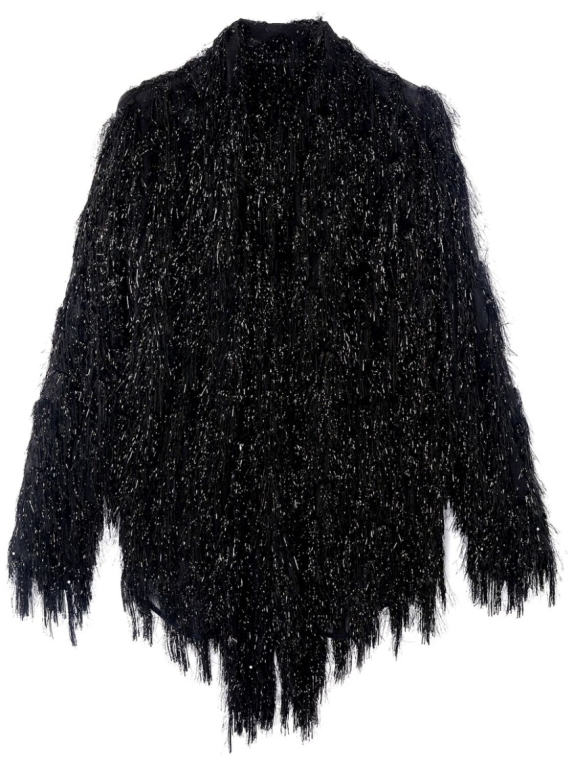 Рубашка Glitter Tassel Stella McCartney, черный