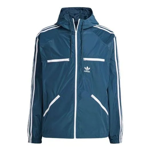 Куртка adidas originals Adicolor Classic Windbreaker 'Altered Blue', синий