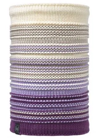 Снуд Buff Knitted Polar Neckwarmer Neper, фиолетовый, белый