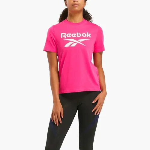 Футболка спортивная Reebok, размер M, розовый