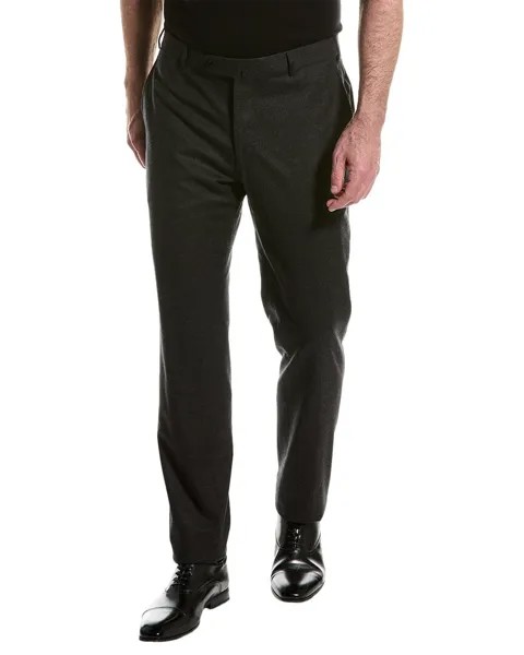 ISAIA Брюки из шерсти и кашемира, цвет Charcoal
