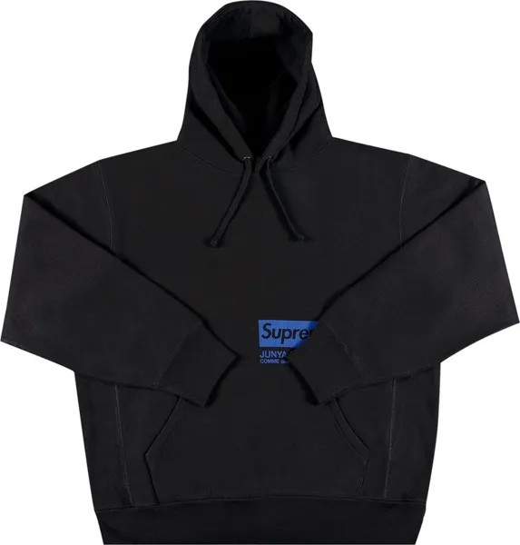 Толстовка Supreme x Junya Watanabe x Comme des Garçons MAN Hooded Sweatshirt 'Black', черный