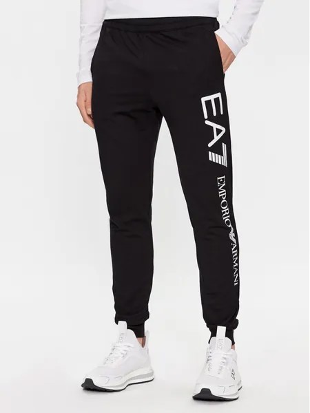 Спортивные брюки узкого кроя Ea7 Emporio Armani, черный