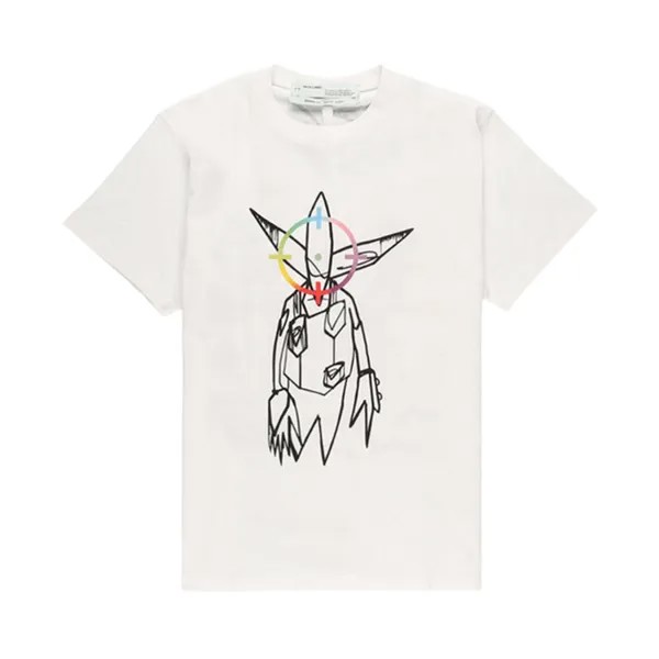 Футболка Off-White Futura Alien Over T-Shirt 'White', белый