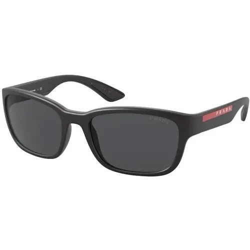 Солнцезащитные очки Prada PS 05VS 1BO5S0, черный, серый