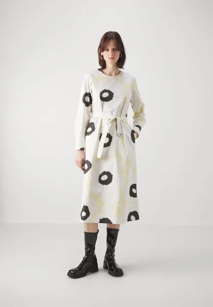Платье летнее HYPERBELI Marimekko, бежевый