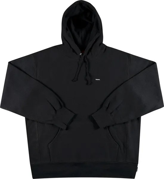 Толстовка Supreme Small Box Hooded Sweatshirt 'Black', черный