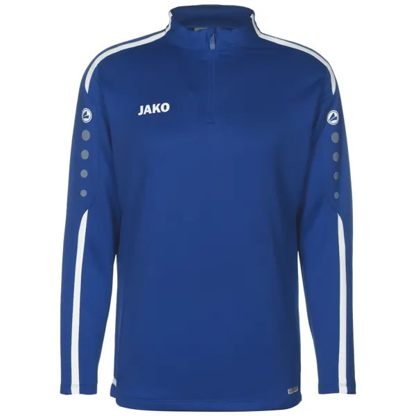 Лонгслив Jako Striker 2.0 Ziptop, синий