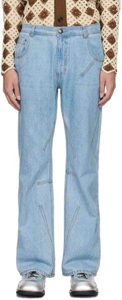 Синие джинсы-трипот Andersson Bell, цвет L.Blue