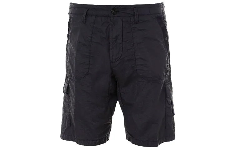 STONE ISLAND Мужские шорты карго, цвет Black