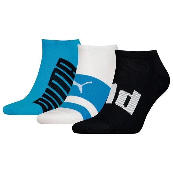 Носки Puma Big Logo Sneaker 3 units, разноцветный