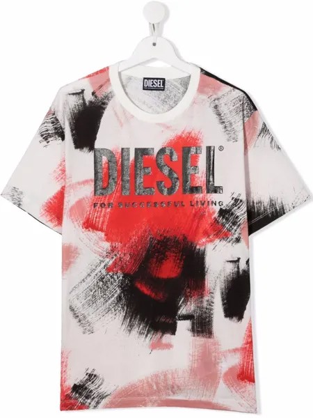 Diesel Kids футболка с логотипом