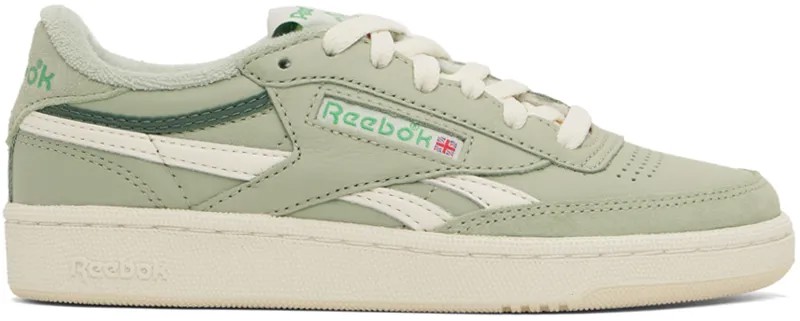 Зеленые винтажные кроссовки Club C Revenge Reebok Classics