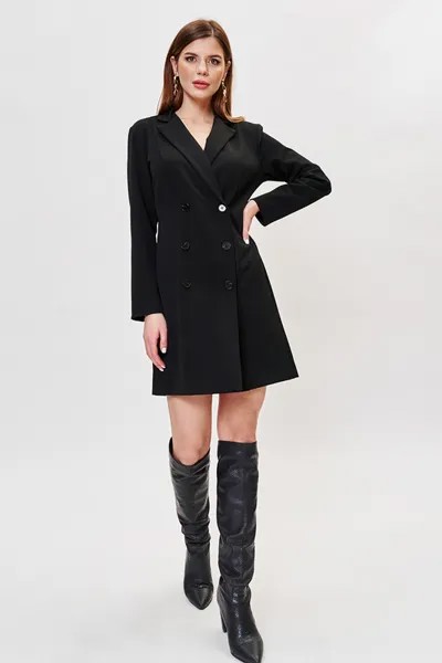 Платье-пиджак женское Vittoria Vicci М1-20-2-0-00-51775-1 черное M