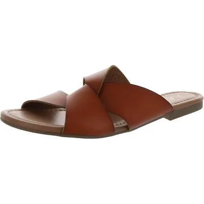 Sugar Womens Olena Faux Leather Slip On Comfort Flat Sandals Shoes BHFO 8224