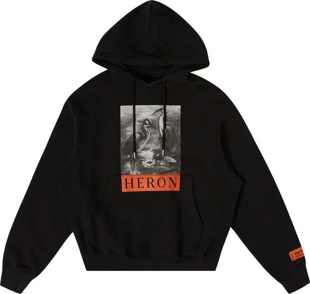 Худи Heron Preston Heron Hoodie 'Black', черный