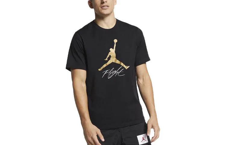 Футболка Flight T-shirt Men Black Jordan, черный