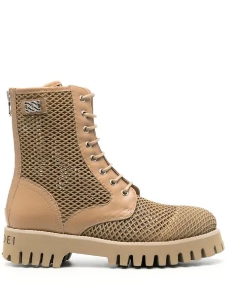Casadei сетчатые ботинки, коричневый